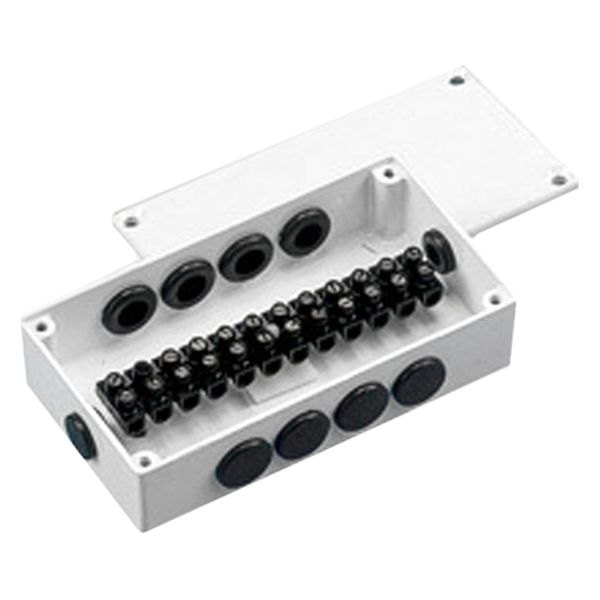 Newmar® - White Junction Box with 1 Connector Strip