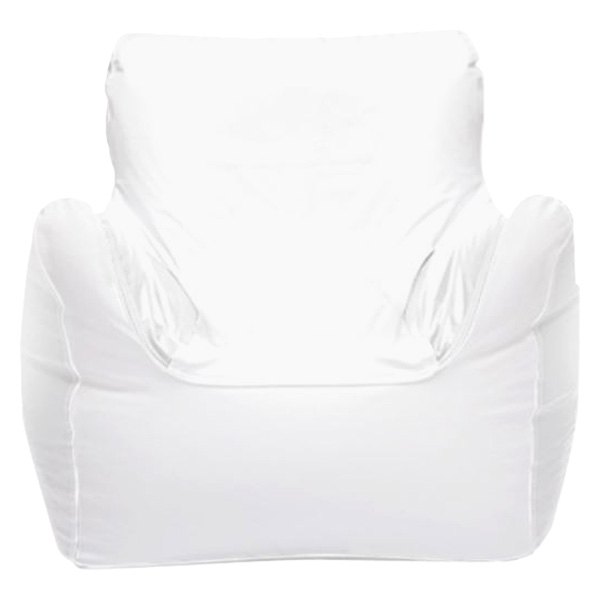  Ocean-Tamer® - 39" H x 36" W x 32" D White Carbon Fiber Medium Armchair Bean Bag Chair