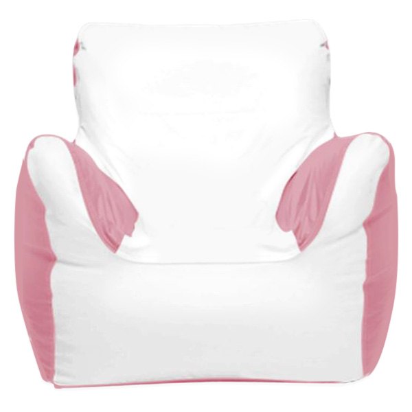  Ocean-Tamer® - 39" H x 36" W x 32" D White/Pink Ice Medium Armchair Bean Bag Chair
