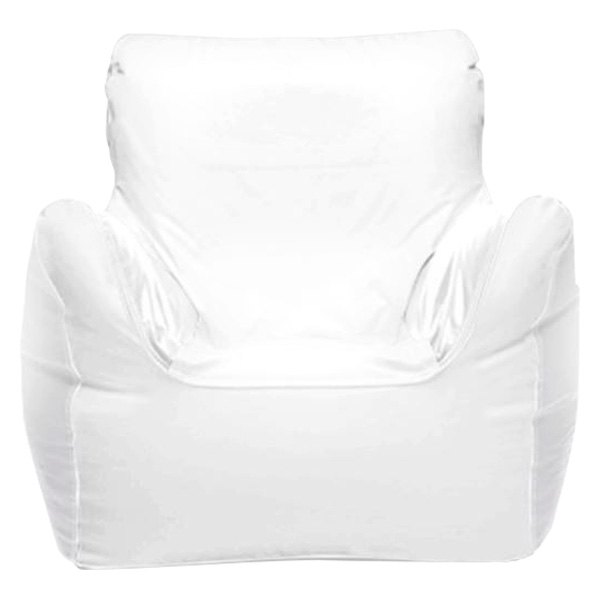  Ocean-Tamer® - 39" H x 36" W x 32" D White/White Carbon Fiber Medium Armchair Bean Bag Chair