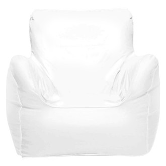 Ocean-Tamer® - 39" H x 36" W x 32" D White Medium Armchair Bean Bag Chair