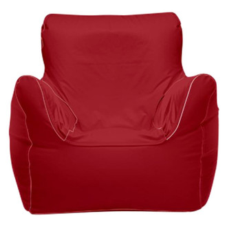 Ocean-Tamer® - 21" H x 29" W x 29" D Red Small Armchair Bean Bag Chair