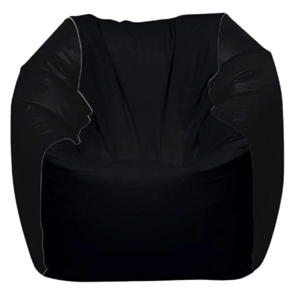  Ocean-Tamer® - 28" H x 36" W x 36" D Black Large Round Bean Bag Chair