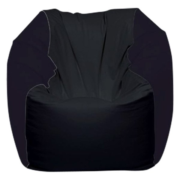  Ocean-Tamer® - 28" H x 36" W x 36" D Black Carbon Fiber Large Round Bean Bag Chair
