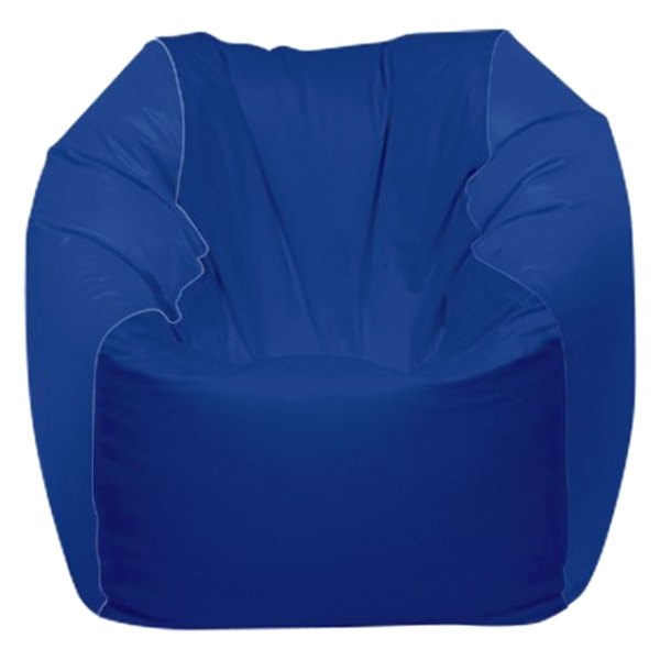  Ocean-Tamer® - 28" H x 36" W x 36" D Blue Carbon Fiber Large Round Bean Bag Chair