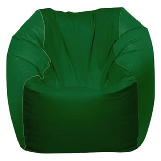 Ocean-Tamer® - 28" H x 36" W x 36" D Green Large Round Bean Bag Chair