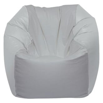 Ocean-Tamer® - 28" H x 36" W x 36" D Medium Gray Large Round Bean Bag Chair