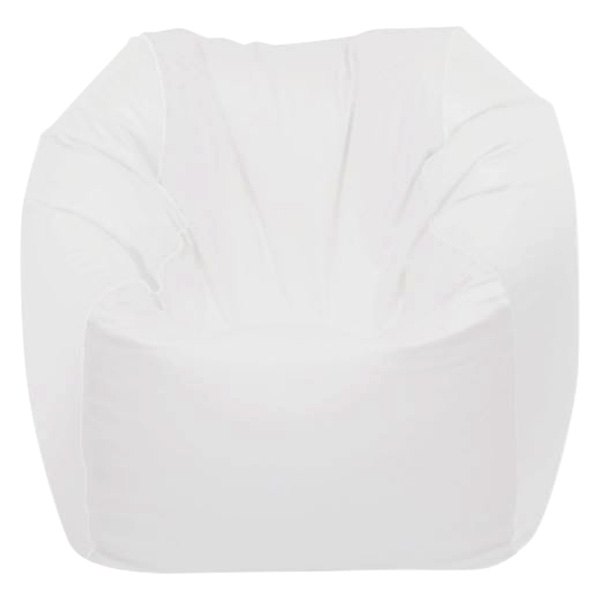  Ocean-Tamer® - 28" H x 36" W x 36" D White Carbon Fiber Large Round Bean Bag Chair