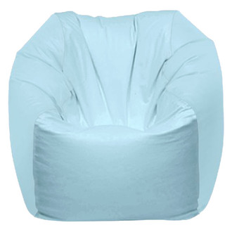 Ocean-Tamer® - 24" H x 36" W x 36" D Ice Blue Medium Round Bean Bag Chair