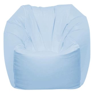 Ocean-Tamer® - 21" H x 33" W x 30" D Carolina Blue Small Round Bean Bag Chair