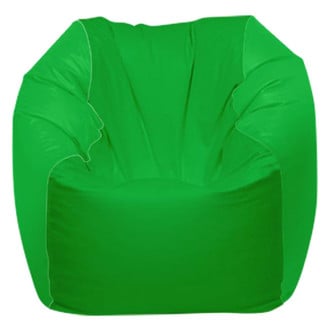 Ocean-Tamer® - 21" H x 33" W x 30" D Lime Green Small Round Bean Bag Chair