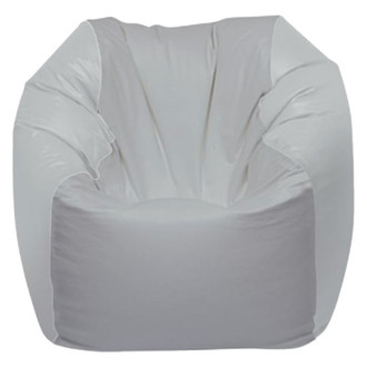 Ocean-Tamer® - 21" H x 33" W x 30" D Medium Gray Small Round Bean Bag Chair