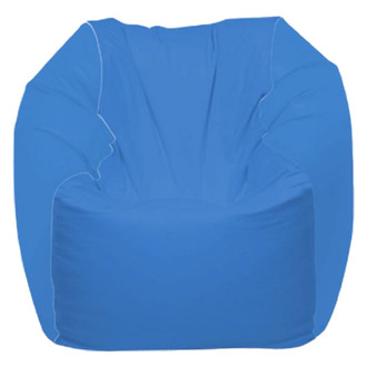 Ocean-Tamer® - 21" H x 33" W x 30" D Ocean Blue Small Round Bean Bag Chair