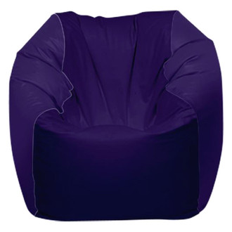 Ocean-Tamer® - 21" H x 33" W x 30" D Purple Small Round Bean Bag Chair