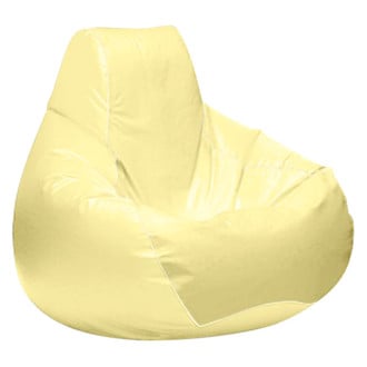 Ocean-Tamer® - 30" H x 38" W x 38" D Fighting Lady Yellow Large Teardrop Bean Bag Chair