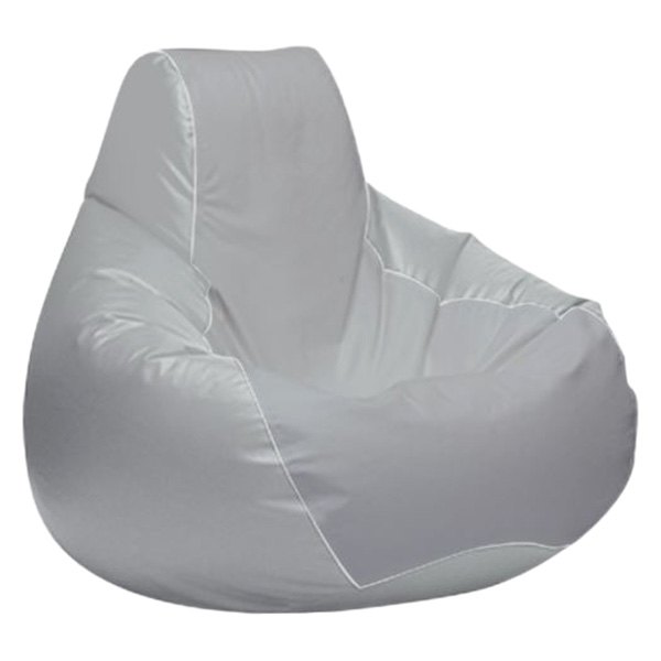  Ocean-Tamer® - 30" H x 38" W x 38" D Medium Gray Large Teardrop Bean Bag Chair
