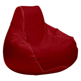 Ocean-Tamer® - 30" H x 38" W x 38" D Red Large Teardrop Bean Bag Chair