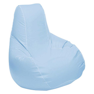 Ocean-Tamer® - 30" H x 33" W x 44" D Carolina Blue Medium Longneck Teardrop Bean Bag Chair