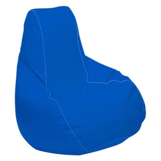 Ocean-Tamer® - 30" H x 33" W x 44" D Gator Blue Medium Longneck Teardrop Bean Bag Chair