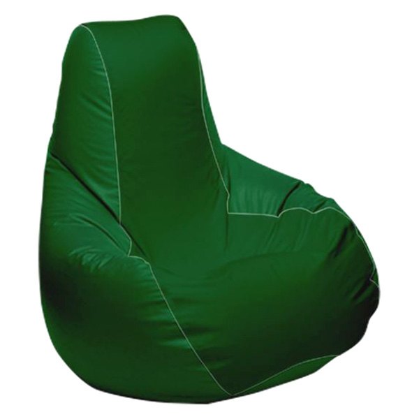  Ocean-Tamer® - 30" H x 33" W x 44" D Green Medium Longneck Teardrop Bean Bag Chair