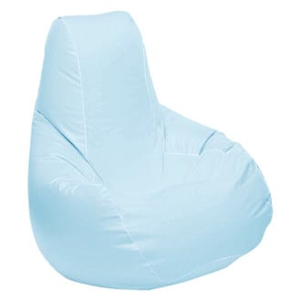 Ocean-Tamer® - 30" H x 33" W x 44" D Ice Blue Medium Longneck Teardrop Bean Bag Chair