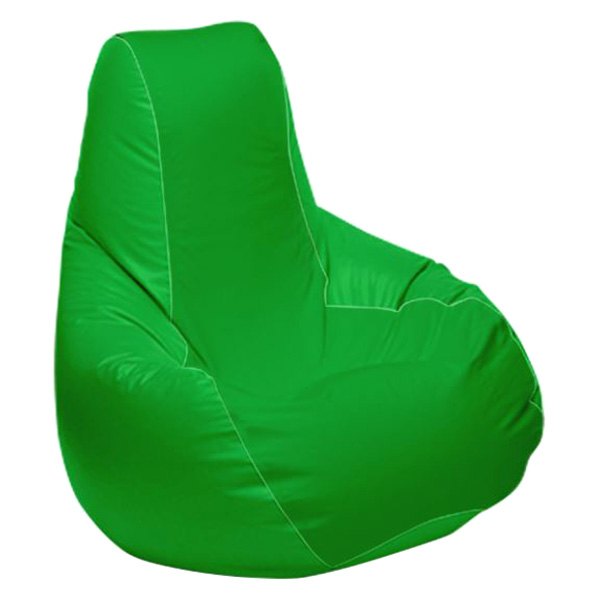  Ocean-Tamer® - 30" H x 33" W x 44" D Lime Green Medium Longneck Teardrop Bean Bag Chair