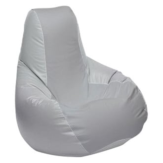 Ocean-Tamer® - 30" H x 33" W x 44" D Medium Gray Medium Longneck Teardrop Bean Bag Chair