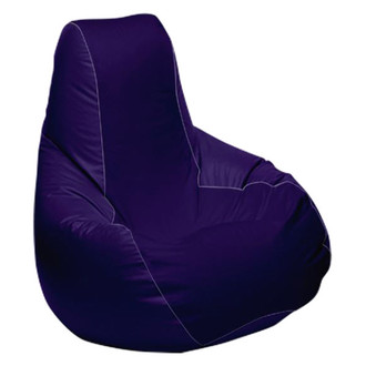 Ocean-Tamer® - 30" H x 33" W x 44" D Purple Medium Longneck Teardrop Bean Bag Chair