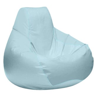 Ocean-Tamer® - 20" H x 24" W x 24" D Ice Blue Small Teardrop Bean Bag Chair