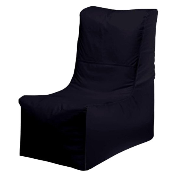  Ocean-Tamer® - 36" H x 20" W x 34" D Black Carbon Fiber Large Wedge Bean Bag Chair