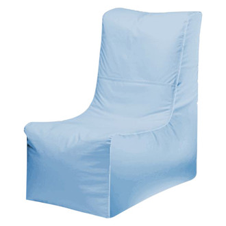 Ocean-Tamer® - 36" H x 20" W x 34" D Carolina Blue Large Wedge Bean Bag Chair