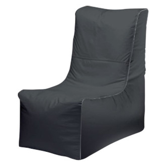 Ocean-Tamer® - 36" H x 20" W x 34" D Gray Carbon Fiber Large Wedge Bean Bag Chair