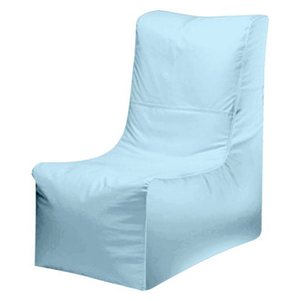 Ocean-Tamer® - 36" H x 20" W x 34" D Ice Blue Large Wedge Bean Bag Chair