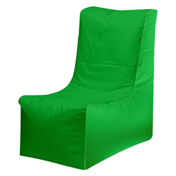  Ocean-Tamer® - 36" H x 20" W x 34" D Lime Green Large Wedge Bean Bag Chair