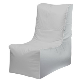Ocean-Tamer® - 36" H x 20" W x 34" D Medium Gray Large Wedge Bean Bag Chair