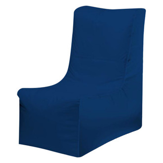 Ocean-Tamer® - 36" H x 20" W x 34" D Navy Blue Large Wedge Bean Bag Chair