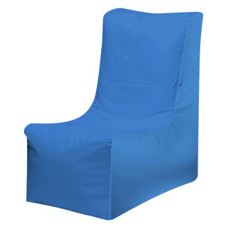 Ocean-Tamer® - 36" H x 20" W x 34" D Ocean Blue Large Wedge Bean Bag Chair