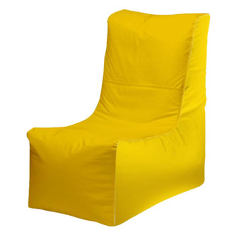 Ocean-Tamer® - 36" H x 20" W x 34" D Yellow Large Wedge Bean Bag Chair