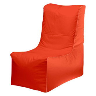 Ocean-Tamer® - 36" H x 15" W x 34" D Orange Small Wedge Bean Bag Chair