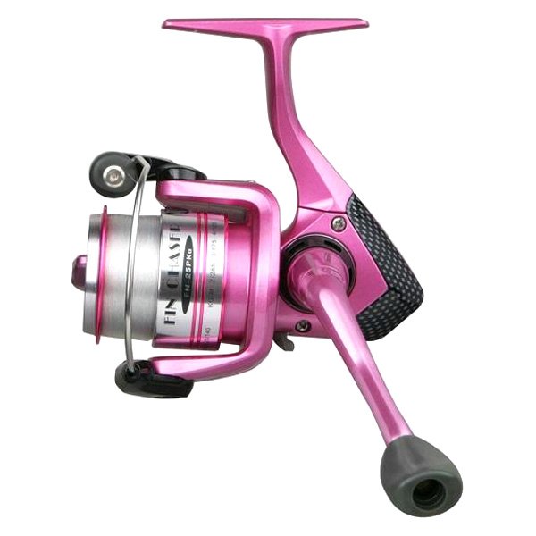 Pink 6'6 Okuma Steeler XP 2 Piece Fishing Rod and Reel Combo Spooled with  Line