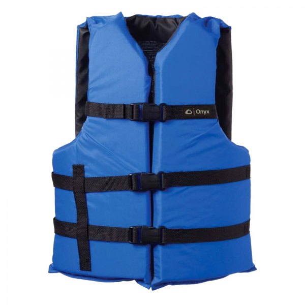Onyx Outdoor® - General Universal Blue/Black Nylon Ul Life Vest
