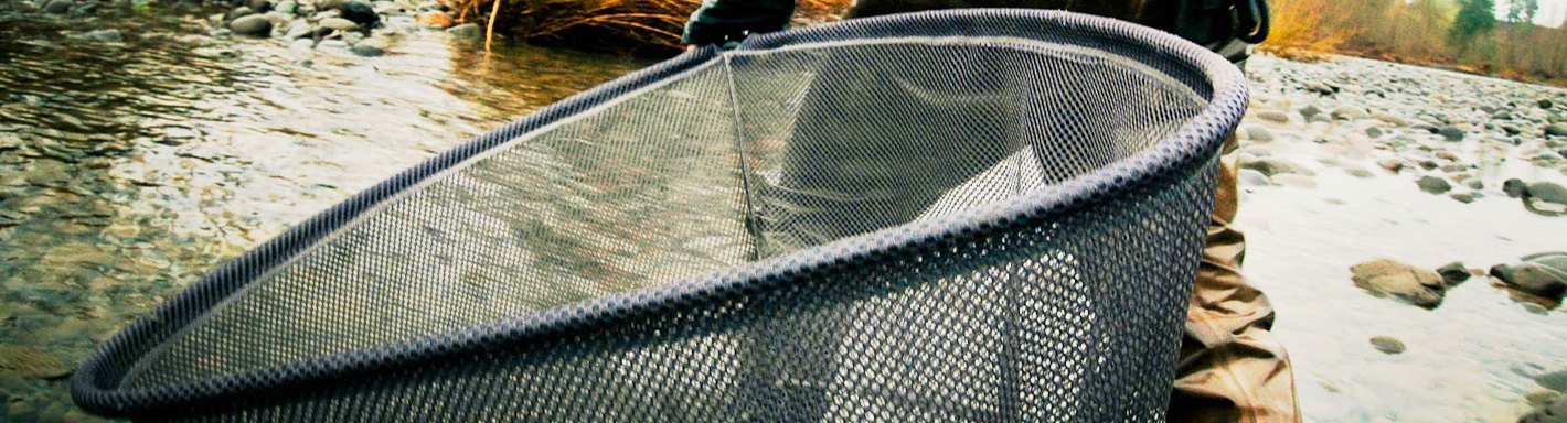 Fishing Landing Nets, Rubber, Folding