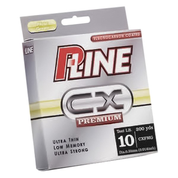 P-Line® - CX Premium Coated 300 yd Clear Flourescent Fluorocarbon Line 
