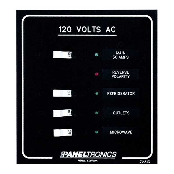Paneltronics® 9972313B 3Position AC Circuit Breaker Panel with 30A