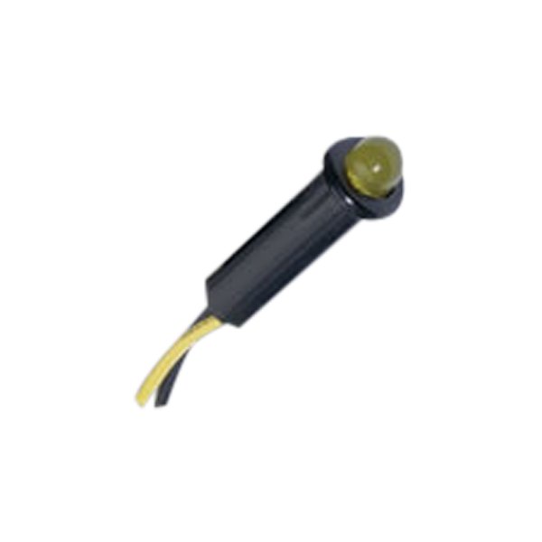Paneltronics® - 0.166"D 12V DC Amber LED Indicator Light