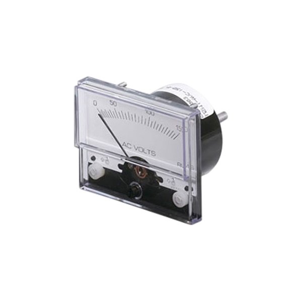Paneltronics® - 1.5" Black Dial/Black Bezel Surface Mount Voltmeter Gauge