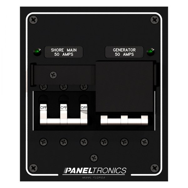 Paneltronics® - Standard 3-Gang 120 V AC 30 A Main Circuit Breaker Panel with Indicator Lights