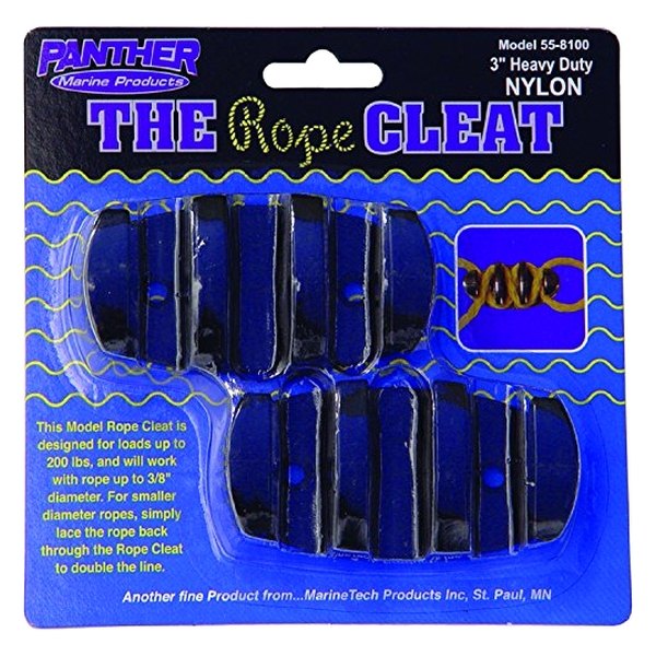 Panther® - 3" L Camo Nylon Zig-Zag Cleats for 3/8" D Ropes, 2 Pieces