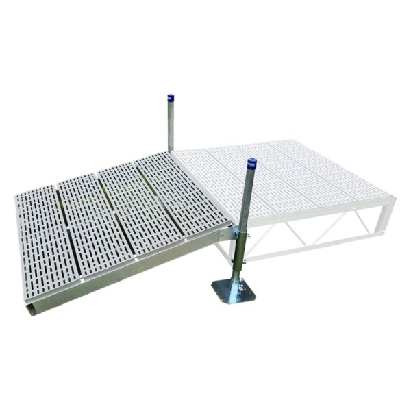 Patriot Docks® - 4' L x 4' W Shore Ramp with Poly Decking