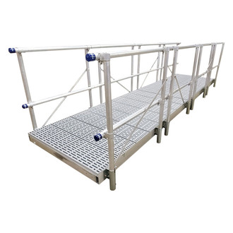 Patriot Docks® - 16' L x 4' W Gangway Kit with Poly Decking